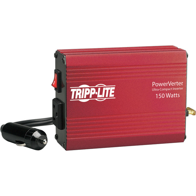 Tripp Lite Portable Auto Inverter 150W 12V DC to 120V AC 1 Outlet 5-15R