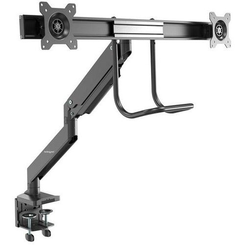 StarTech.com Desk Mount Dual Monitor Arm - Ergonomic VESA Mount 32" (17.6lb) Displays - Crossbar Handle for Full Motion - C-Clamp/Grommet