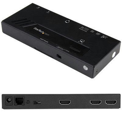 Startech Switch Between Two Hdmi Sources On A Single Hdmi Display W/ 4k Video Resolution