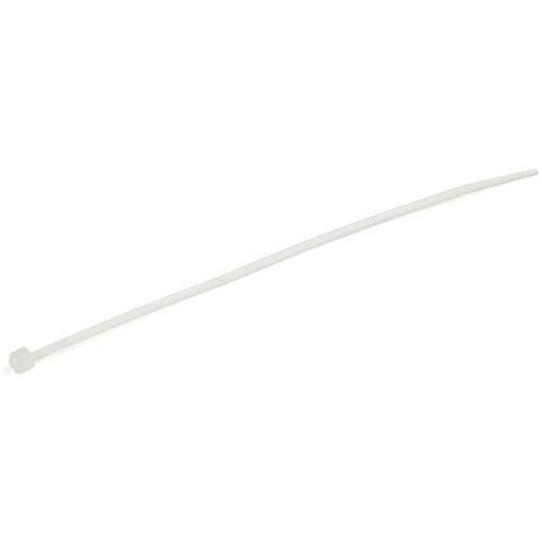 StarTech.com 1000 Pack 6" Cable Ties - White Medium Nylon/Plastic Zip Ties Adjustable Network Cable Wraps UL TAA