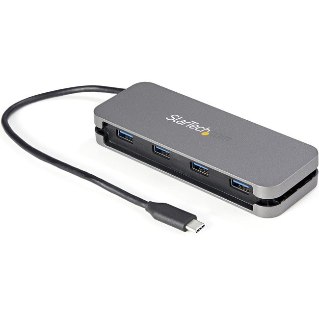 StarTech.com 4 Port USB C Hub - 4x USB-A - 5Gbps USB 3.0 Type-C Hub (USB 3.2/3.1 Gen 1) - Bus Powered - 11" Long Cable w/ Cable Management