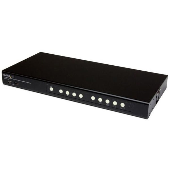 StarTech.com 4 Port DVI USB KVM Switch with Dual DVI Console and Quad-View 4-in-1 Display