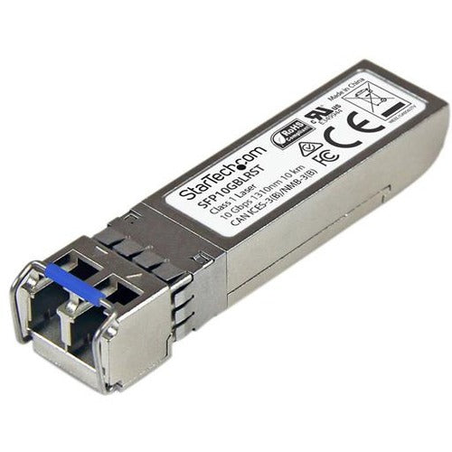 StarTech.com MSA Uncoded SFP+ Module - 10GBASE-LR - 10GE Gigabit Ethernet SFP+ 10GbE Single Mode Fiber (SMF) Optic Transceiver - 10km DDM