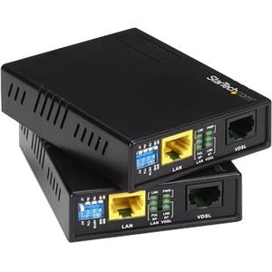 StarTech.com 10/100 VDSL2 Ethernet Extender Kit over Single Pair Wire - 1km