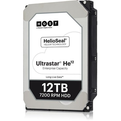 WD Ultrastar He12 HUH721212AL5200 12 TB Hard Drive - 3.5" Internal - SAS (12Gb/s SAS)