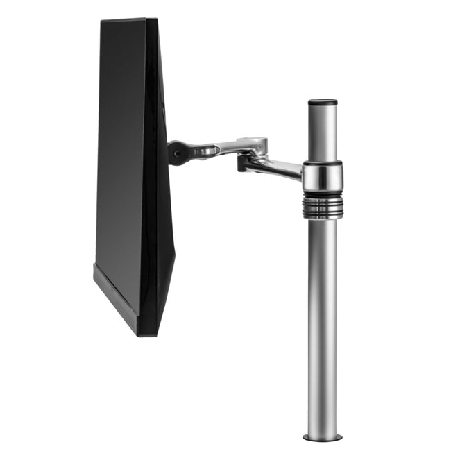 Atdec monitor desk mount, upgradeable - Flat and curved monitors up to 32in - VESA 75x75, 100x100