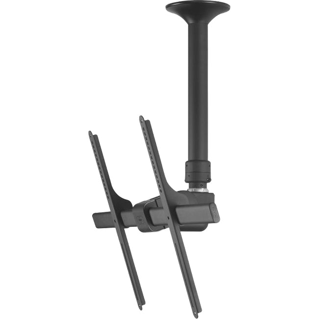 Atdec ceiling mount for large display, long pole - Loads up to 143lb - Black - Universal VESA up to 800x500