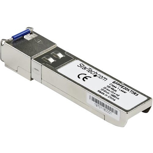 StarTech.com Juniper SFP-FE20KT13R15 Compatible SFP Module - 100BASE-BX-U - 10 GbE Gigabit Ethernet BiDi Fiber (SMF)