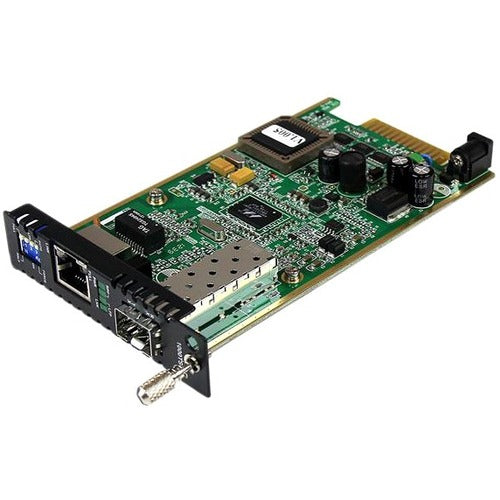 StarTech.com Gigabit Ethernet Fiber Media Converter Card Module with Open SFP Slot