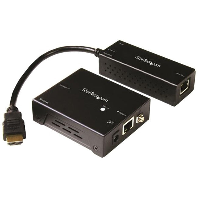 StarTech.com 4K HDMI Extender with Compact Transmitter - Up to 70 m (230 ft.) - HDBaseT Extender Kit - UHD 4K - ST121HDBTDK