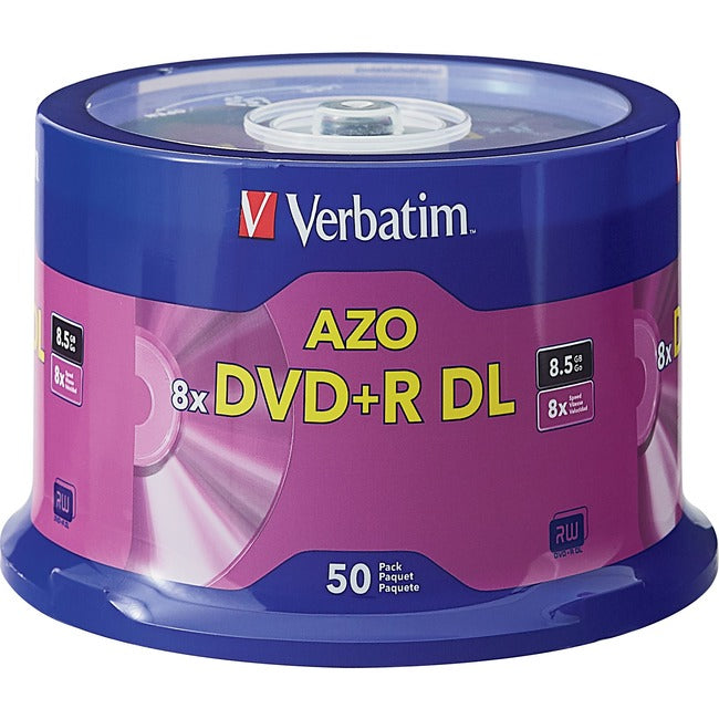 Verbatim Americas Llc Dvd+r Dl 8.5gb 8x 50pk
