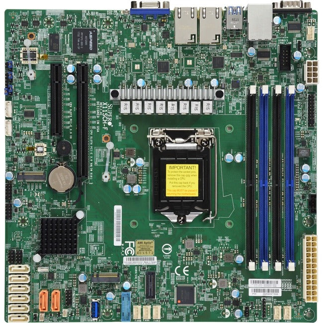 Supermicro Computer Mother Board-intel, Cfl Xeon E Processor Family,skt Lga1151,c246 Chipset,4xd, Si