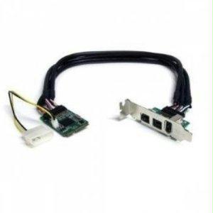 Startech 3 Port 2b 1a 1394 Mini Pci Express Firewire Card Adapter