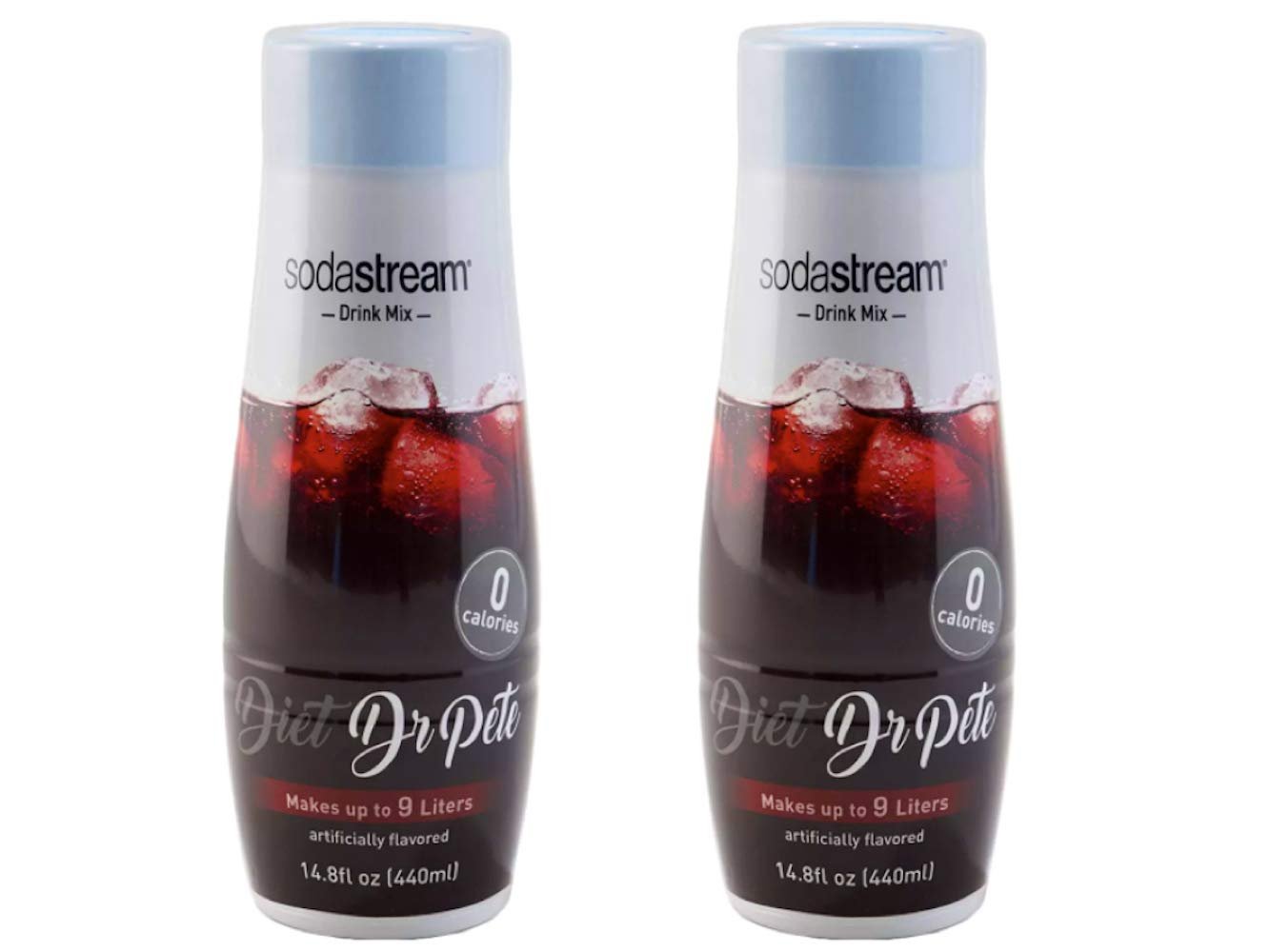 SodaStream 14.8 fl Ounce Diet Dr Pete Syrup- Twin Pack Value Bundle