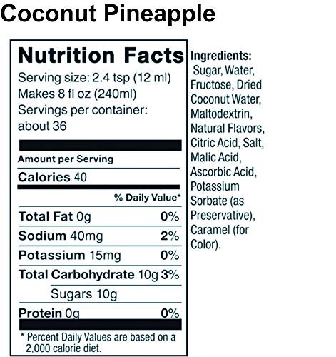 Sodastream Waters Flavor Bundle, Waters Mix Coconut Pineapple - Twin Pack