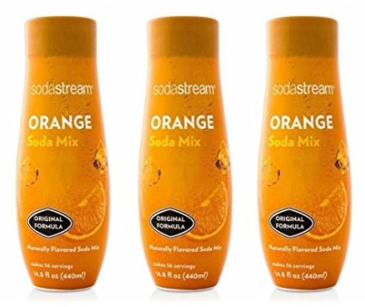 SodaStream 14.8 fl Ounce - Orange Soda Syrup - 3 Pack